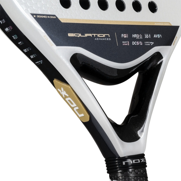 NOX Equation Advanced 2025 Padel - White/Black