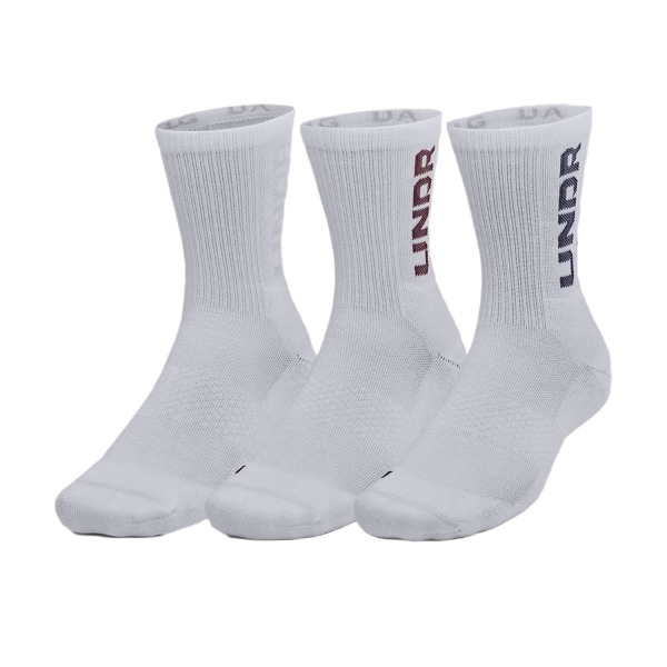 Calze Tennis Under Armour Under Armour 3 Maker x 3 Calze  White  White 13730840101