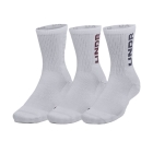 Under Armour 3 Maker x 3 Calze - White/Mod Gray