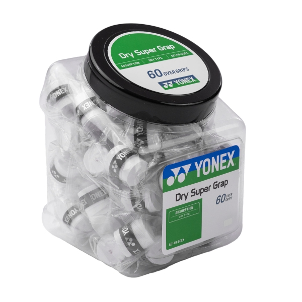 Overgrip Yonex Dry Super Grap X 60 Overgrip  White AC149EX60B