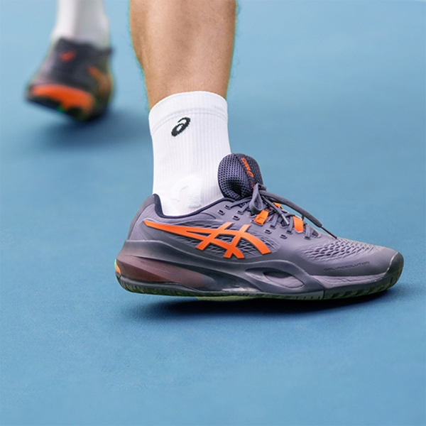 Asics Gel Resolution X - Greyish Purple/Nova Orange