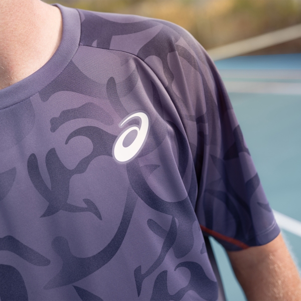 Asics Game Graphic Camiseta - Greyish Purple