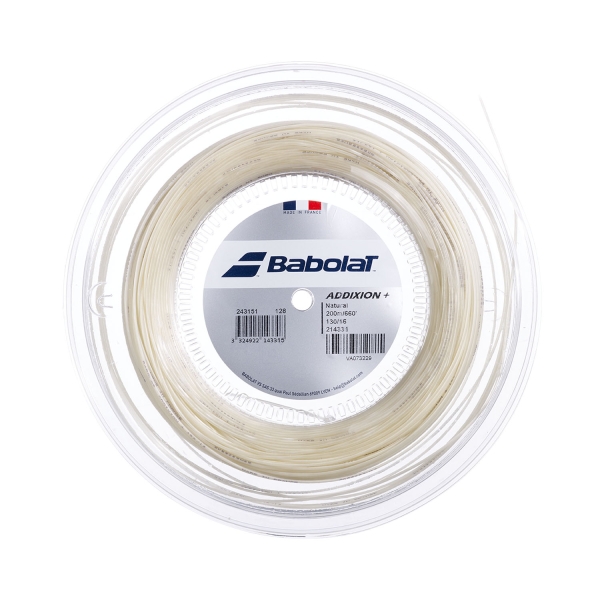 Cordaje Multi-Filamento Babolat Addixion + 1.30 Bobina 200 m  Natural 243151128130