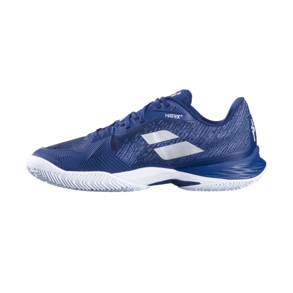 Babolat Jet Mach 3 Clay - Dark Blue/Silver