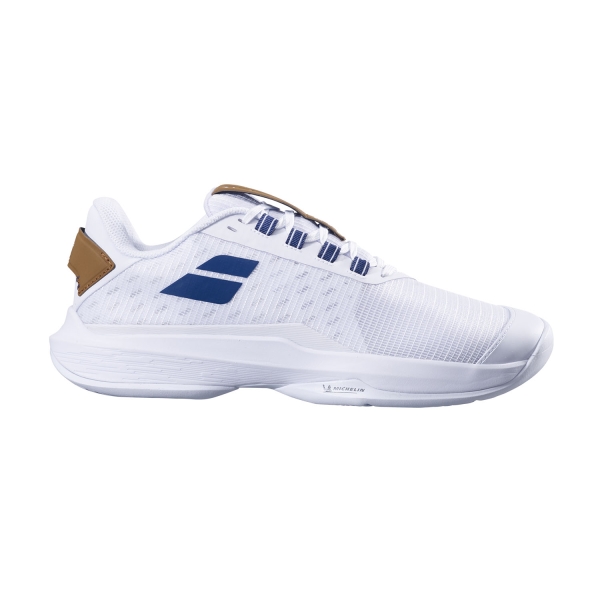 Scarpe Tennis Uomo Babolat Jet Tere 2 All Court Wimbledon  White/Blue Navy 3A0S25C6861097