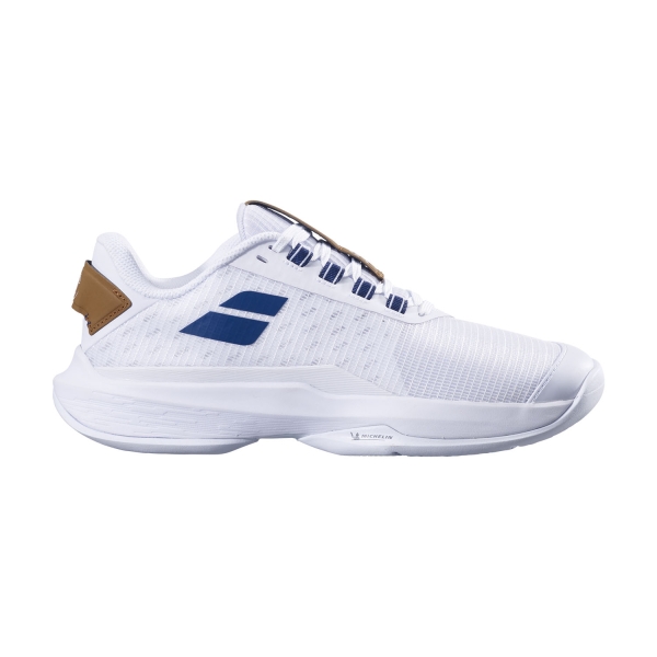 Calzado Tenis Mujer Babolat Jet Tere 2 All Court Wimbledon  White/Blue Navy 3A1S25C7721097