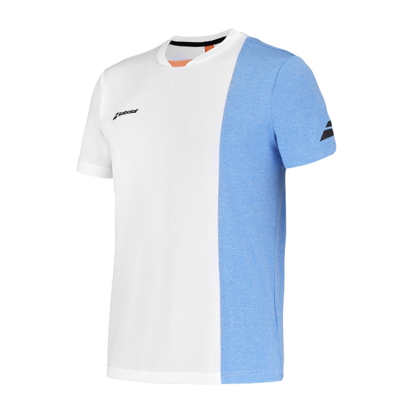 Babolat Play Maglietta Bambino - White/Blue