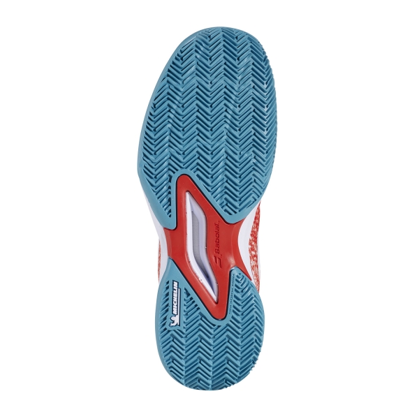 Babolat Jet Mach 3 Clay Bambini - Fiesta Red