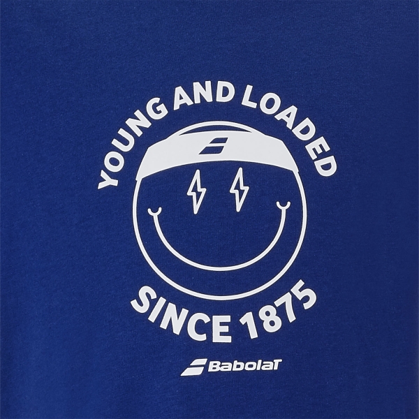 Babolat Exercise Logo Camiseta Niño - Sodalite Blue