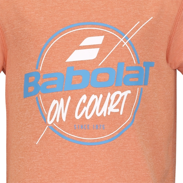 Babolat Exercise Graphic Pro Camiseta Niño - Vibrant Orange Heather