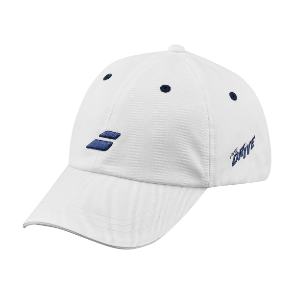 Tennis Hats and Visors Babolat Drive Cap  White/Drive Blue 5UB12221099