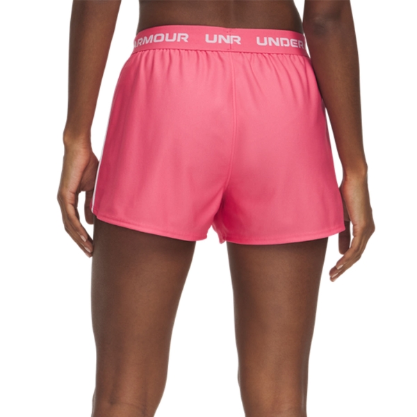 Under Armour Tech Play Up 3in Shorts - Super Pink/White