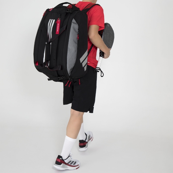 adidas Multigame Bolsa - Black/Red