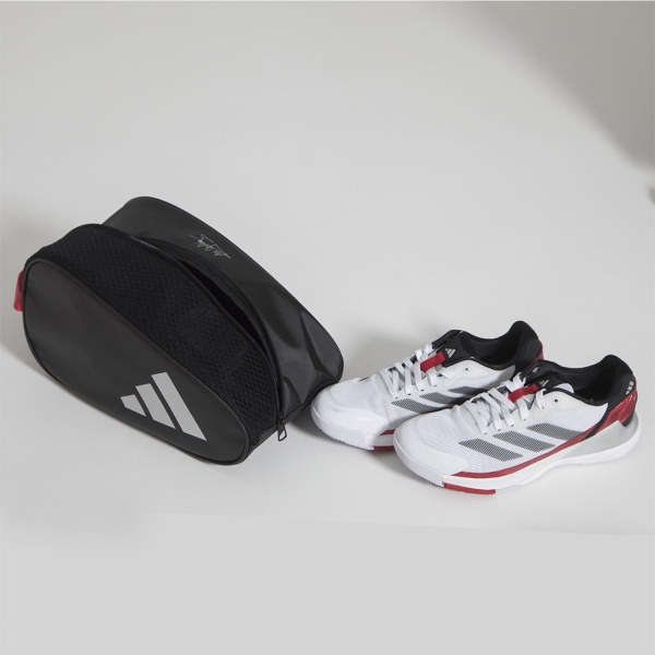 adidas 3 Stripes Shoe Bag - Black/Red