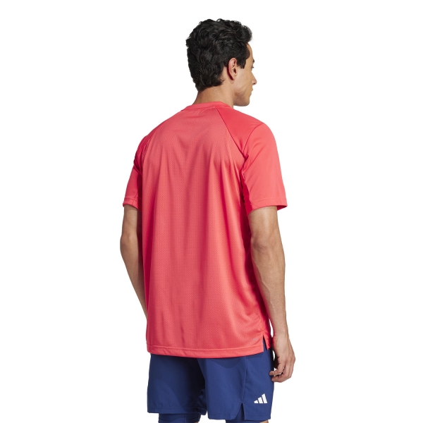 adidas Club Climacool Logo Maglietta - Semi Lucid Red