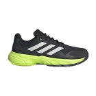 adidas CourtJam Control 3 Clay - Carbon/Zero Metal/Lucid Lemon