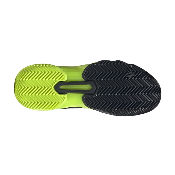 adidas CourtJam Control 3 Clay - Carbon/Zero Metal/Lucid Lemon