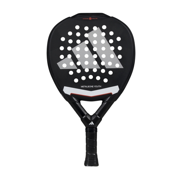 adidas Junior Padel Racket adidas Metalbone Youth 3.4 Padel  Black/Red AR4AA0U22