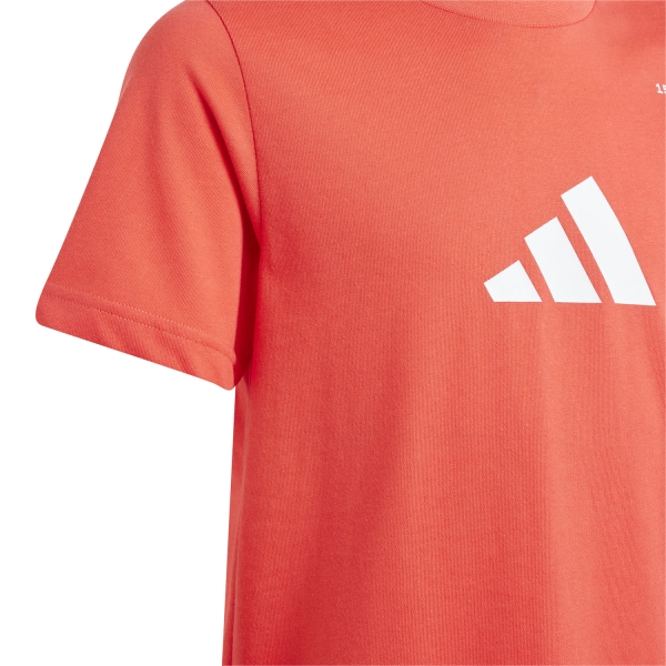 adidas Performance Graphic Maglietta Bambino - Semi Lucid Red