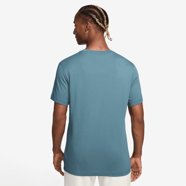 Nike Dri-FIT Court Logo Maglietta - Smokey Blue