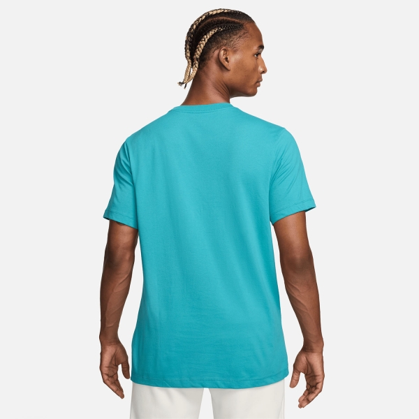 Nike Dri-FIT Court Logo Maglietta - Dusty Cactus/White