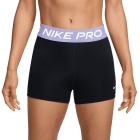 Nike Pro 3in Shorts - Black/Lilac Ice/White
