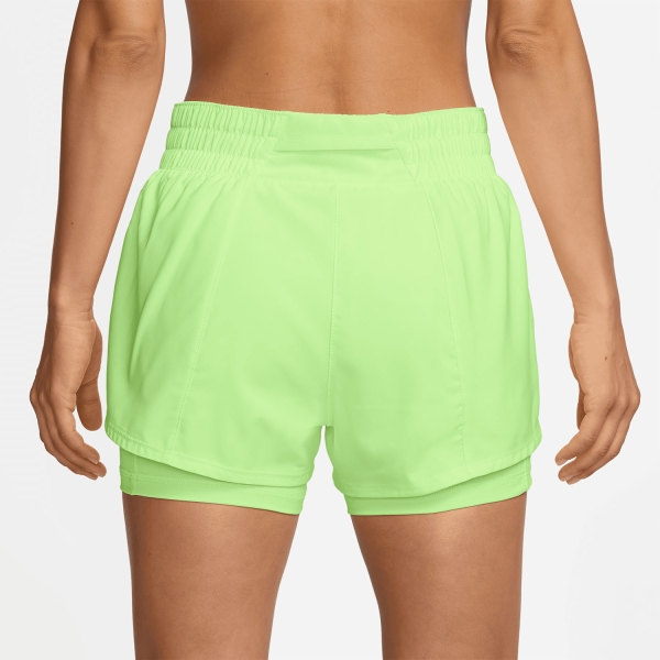 Nike One 2 in 1 3in Shorts - Barely Volt/Reflective Silver