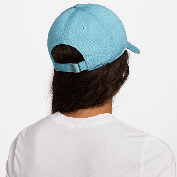 Nike Club Cap - Denim Turquoise/White