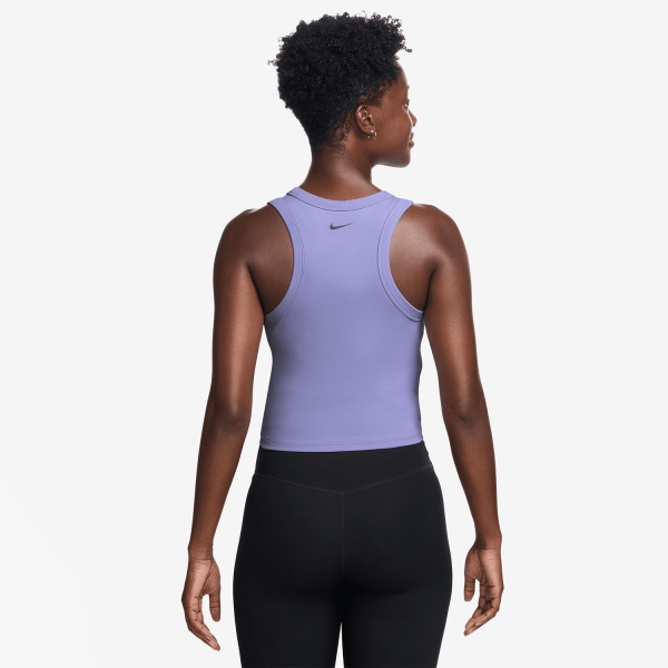 Nike Dri-FIT One Canotta - Lilac Ice/Black