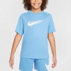 Nike Multi Dri-FIT Maglietta Bambino - Blue Beyond/White