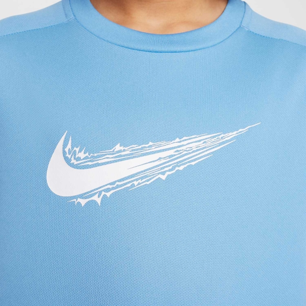 Nike Multi Dri-FIT Maglietta Bambino - Blue Beyond/White