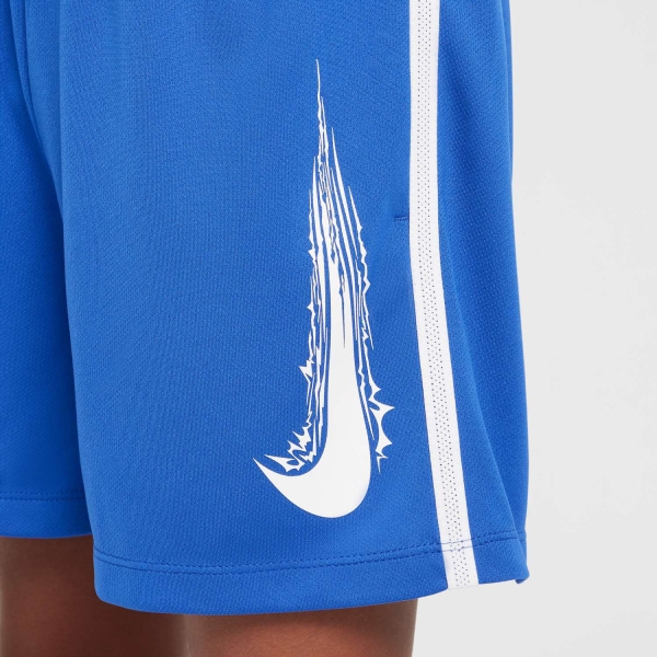 Nike Multi 5in Pantaloncini Bambino - Game Royal/White