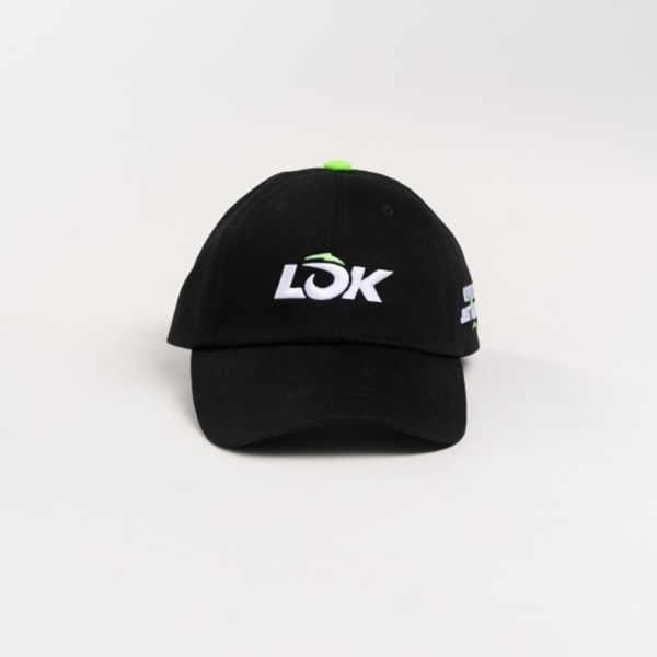 Tennis Hats and Visors LOK Never Luck Cap  Black LOAP1OA0UU10S
