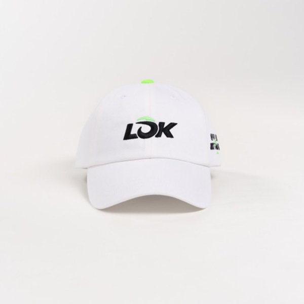 Tennis Hats and Visors LOK Never Luck Cap  White LOAP1OA1UU11S