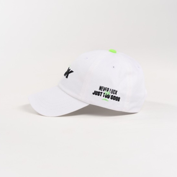 LOK Never Luck Cappello - White