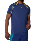 Mizuno Frontier Shadow Maglietta - Bellwether Blue