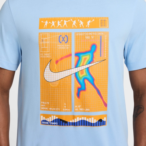 Nike Court Dri-FIT Pro Maglietta - Psychic Blue