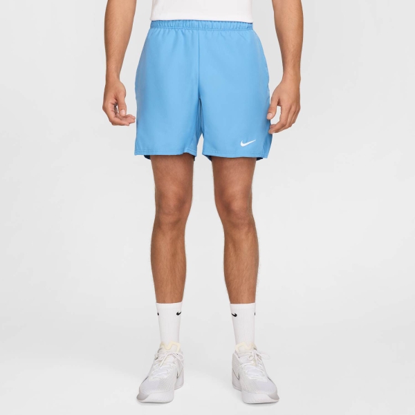 Nike Court Dri-FIT Victory 7in Shorts - Blue Beyond/White