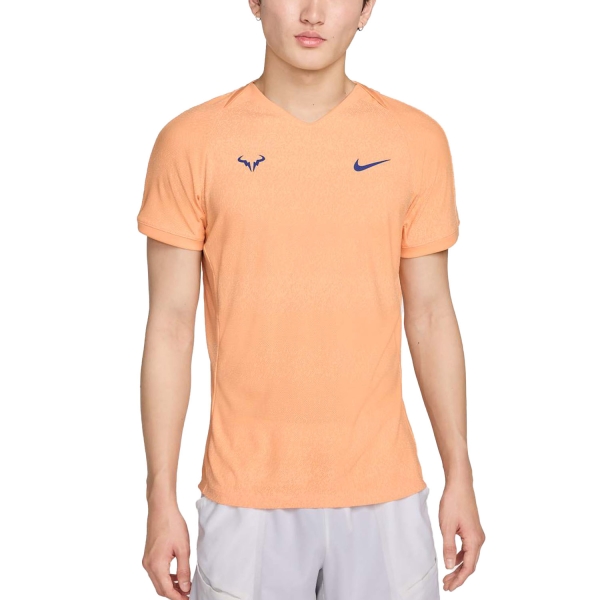 Maglietta Tennis Uomo Nike Rafa Maglietta  Orange Chalk/Deep Night FD5409777