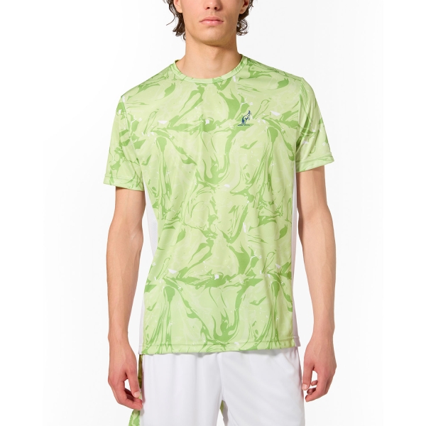 Maglietta Tennis Uomo Australian Ace Camo Maglietta  Camo Riple 374 TEUTS0080374