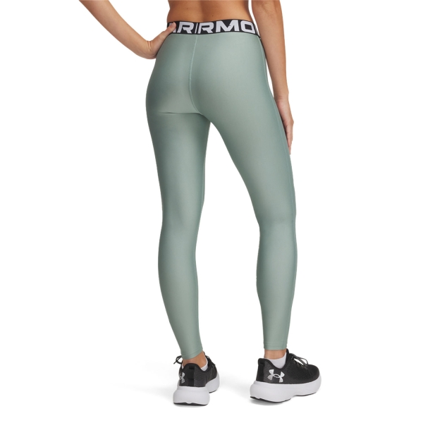 Under Armour HeatGear Authentics Tights - Silica Green/White