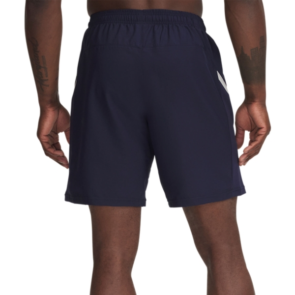 Under Armour Core Plus 8in Pantaloncini - Midnight Navy/Hyper Green