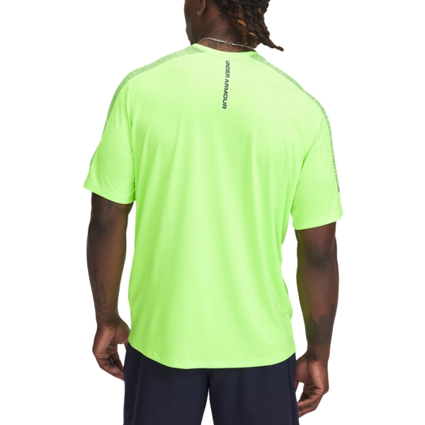 Under Armour Core Plus Maglietta - Hyper Green/Midnight Navy