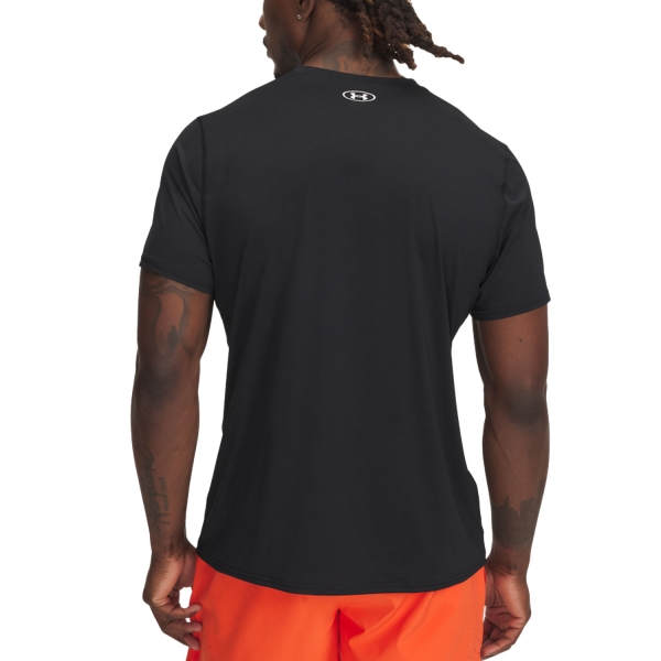 Under Armour HeatGear Fitted Maglietta - Black/White