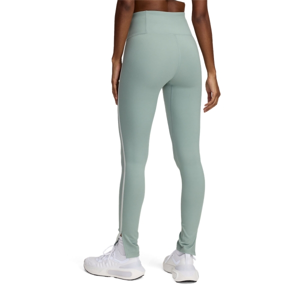 Under Armour Motion Piped Tights - Silica Green/Hydro Green/White