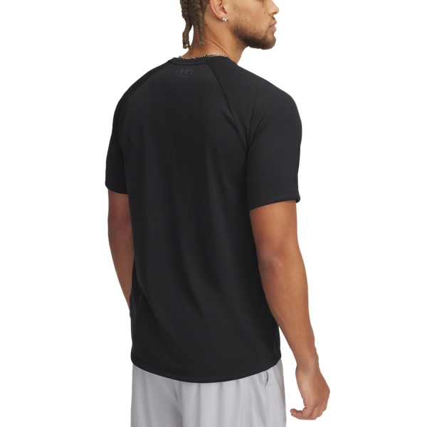 Under Armour Tech Print Fill Maglietta - Black/Anthracite