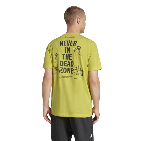 adidas Zone Graphic Camiseta - Pure Sulfur