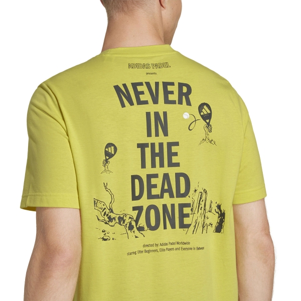 adidas Zone Graphic Camiseta - Pure Sulfur
