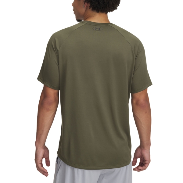 Under Armour Tech Print Fill Maglietta - Marine Od Green/Black