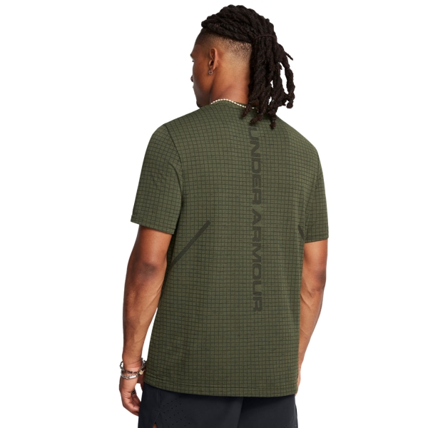 Under Armour Seamless Grid Maglietta - Marine Od Green